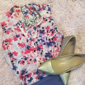 EXPRESS Sleeveless Portofino Shirt